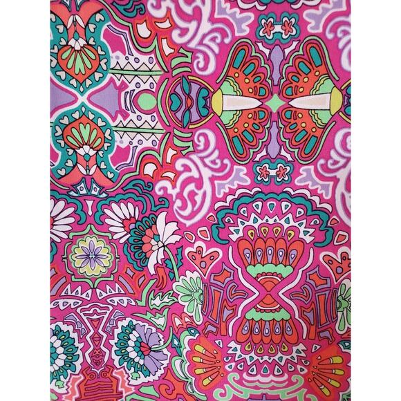 Laundry By Shelli Segal Multicolor Vibrant Boho Shift Mini Dress, Size Small - Picture 6 of 11